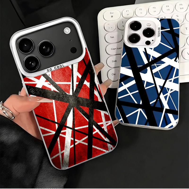 Eddie Van Halen Graphic Guitar Shockproof Phone Case for iPhone 18 17 Air 16 16E 15 Pro Max 14 Plus 13 Mini 12 Back Cover Anti Fall