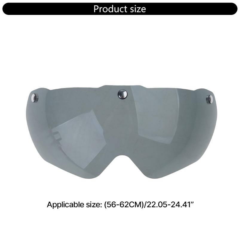 Magnetic Lens Bicycles Helmet Goggles Windshield Detachable Sun Visors Windproofs Helmet Lens Cycling Sports Glasses