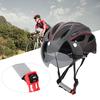 Unisex Schwarz Rot Mountainbike Rennrad Radfahren Sicherheits Kopfschutzhelm mit Brille