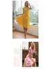 2026 Summer Polka Dot Pleated Lace-up Dress - Mid-length Casual Short-sleeved Style for European and American Markets