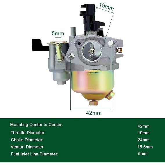 GX200 GX160 Carburetor For Honda GX 160 GX 200 5.5HP 6.5 HP Engine Replaces 16100-ZH8-W61 16100-ZE1-814 16100-ZE1-825 Honda GX 200 Carburetor