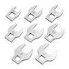 8Pcs 3/8inch Drive Crowfoot Wrench Set 10-19mm Foot Open End Spanner Torques Wrenches Key Kit Hand Tool Accessories