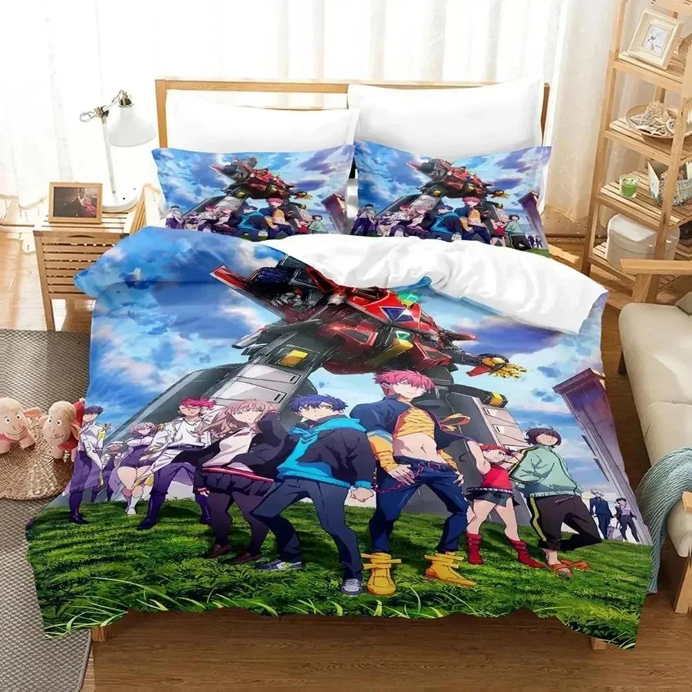 New 3D Print Anime Ssss.Gridman Bedding Set Bedroom Soft Modern Bedspreads Comefortable Duvet Cover Quilt Cover And Pillowcase