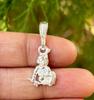 999 Silber Lord Krishna, Kanha jis Anhänger, Trage-Tempel, Puja-Tempel Schmuck, Hindu Medaillon, Handgefertigt, Handgefertigt
