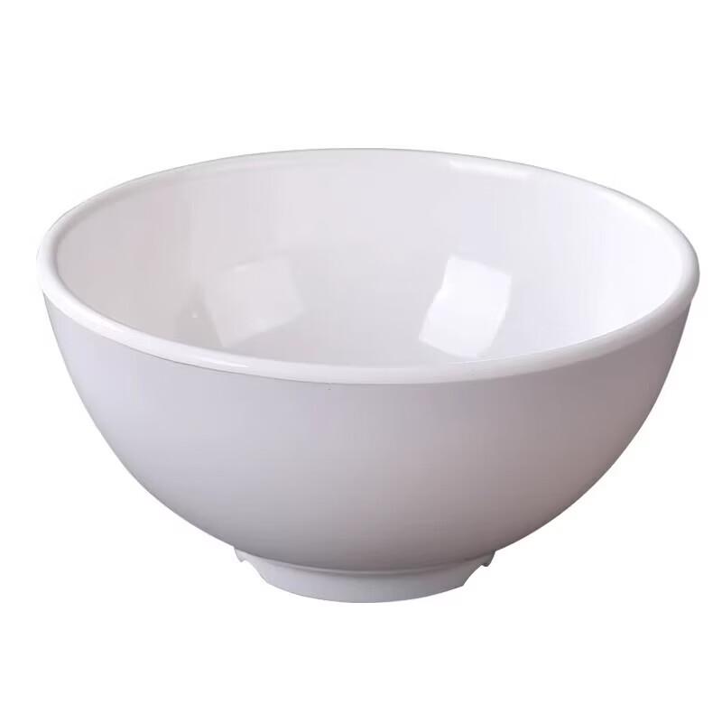 White Melamine Commercial Dining Bowls