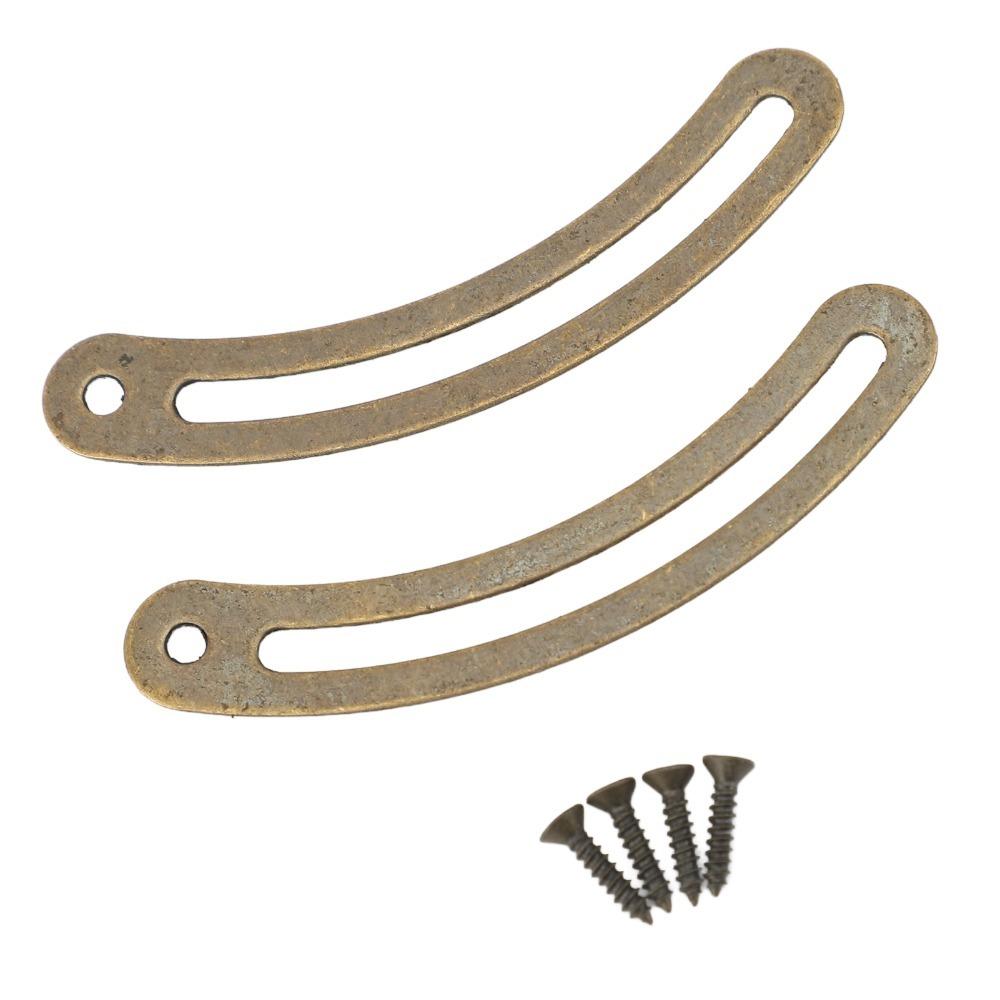 20PCS Brass Recurved Lid Stay Hinges Gold Curved Support Hinge Hinges Lid Support Hinges  Cabinet