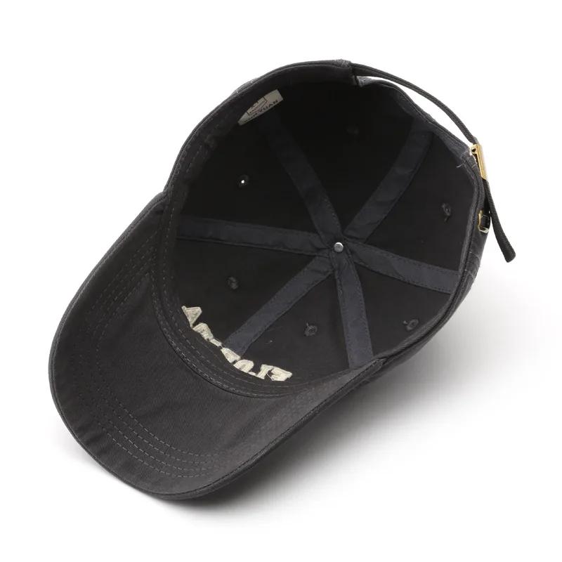 Retro Classic Baseball Cap Women Men Spring Autumn Washed Cotton Letter Embroider Cap Male Femle Outdoor Travel Sunscreen Hat