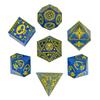 Cusdie Unique DND Dice Sharp Edges D4 D6 D8 D10 D% D12 D20 Polyhedral Dice Set for Dungeons&Dragons Tabletop Role Playing Games