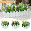 Artificial Flower Plant Desk Ornament Crafts Easy Maintenance Table Centerpiece Fake for