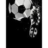 European sizes Summer Men'S Casual Fashion Short Sleeve Polyester T-Shirt with Soccer Ball Print, Lightweight And Durable for Outdoor Activities