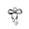 Pendants Bow With Crown Charms For Princess Themed Jewelry Making Alloy