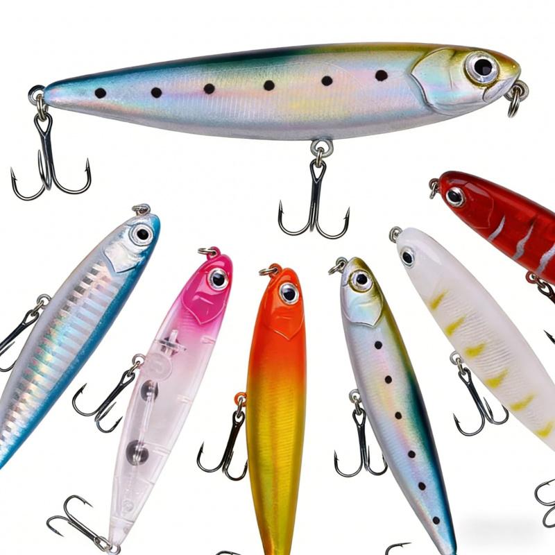Surface Pencil Lure Bait9CM11.5GSqueaky Bead Zigzag Hard Bait for Dogs, Specially Designed for Freshwater and Saltwater, Suitabl