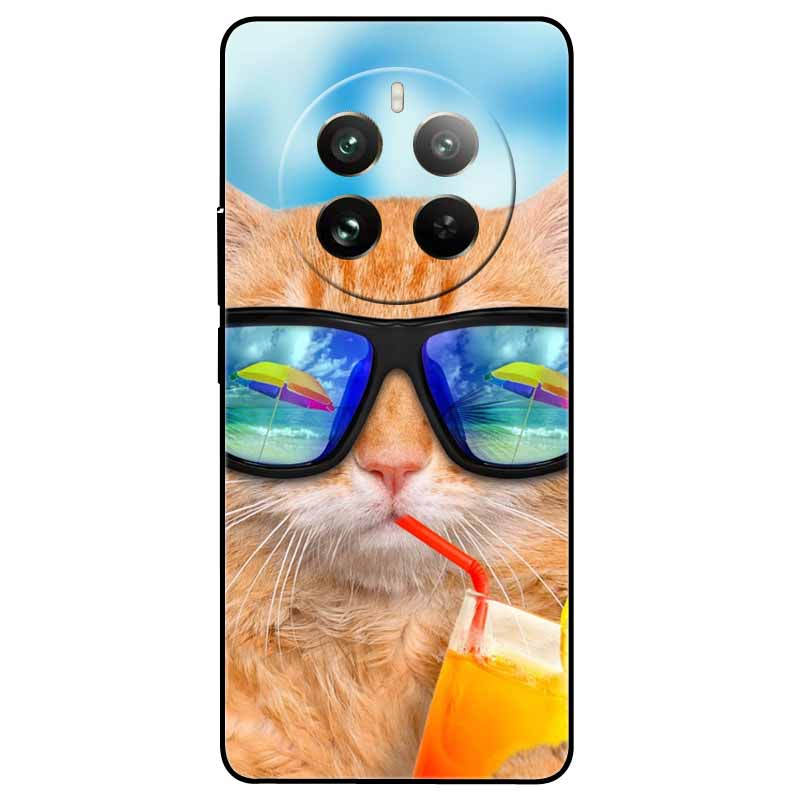 For Realme 12 Pro Plus Case Fashion Protective Silicone Pained TPU Coque for Realme 12 Pro 5G Cover Realme 12 Pro+ Lovely Fundas
