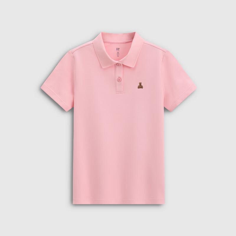 GAP Girls' Embroidered Bear Polo Shirt