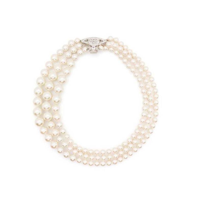 Vivienne Westwood Graziella three-layer pearl vintage