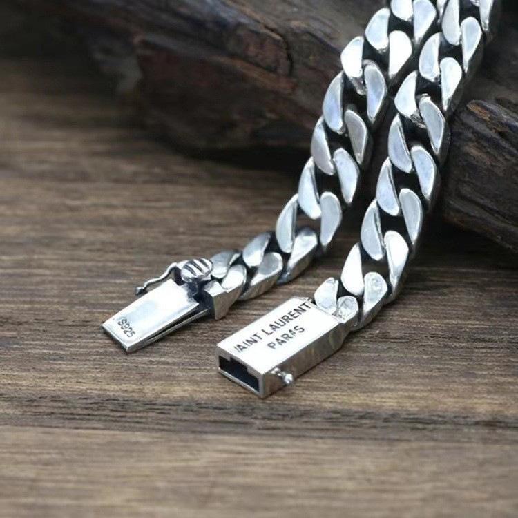 Men's Bracelet Ruffian Handsome Punk Cuban Chain Woven Bare Whip Chain Hip Hop Jewelry