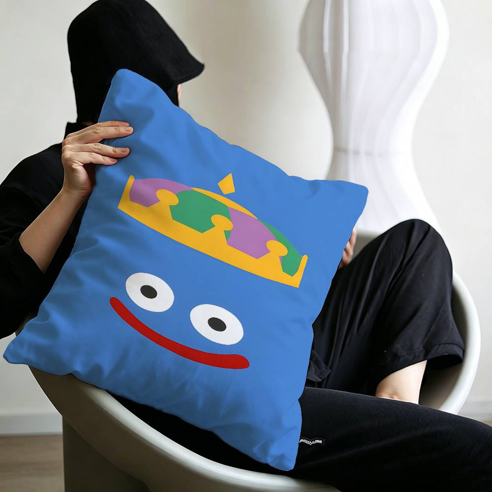 Dragon Quest Rocket Slime Personalized Pillow Cover Kids Bedroom Wild Party Decor Pillowcase Kid Birthday Shower Gift