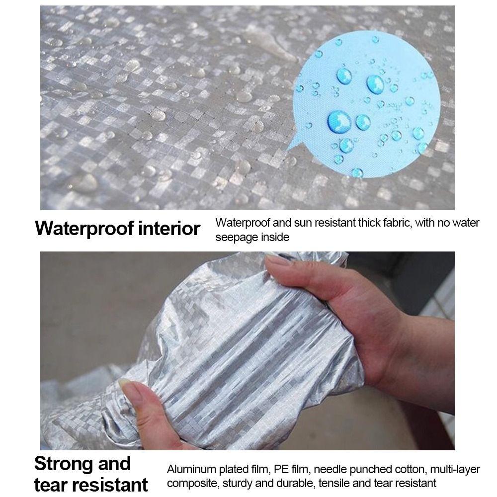 Silver Air Conditioner Cover Thickened Sunscreen Cover New Air Conditioner Heat-insulating  Outdoor
