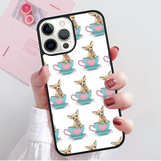 I Love My Chihuahua Dog Pug Coque Shell For iPhone 17 Air 15 16 14 13 12 Pro Max 11 Pro Max Plus Phone Case Cover