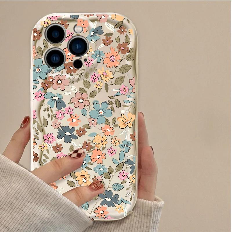Phone Case For Google Pixel 10 7 8 9 Pro XL 8A Fashion Flowers Pattern Trend Brand Couple Full Protection softcase Back Cover