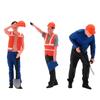 Professional Craft Construction Team Figures 1:64 Scale Resin Art Accessories For Model Railroad And Displays