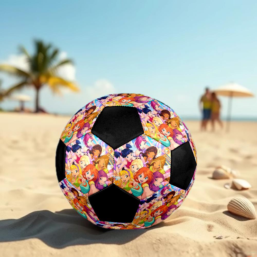 Pallone da Calcio Winx Club Taglia 5, Adatto per Partite Indoor e Outdoor, un Regalo Adatto a Tutti.