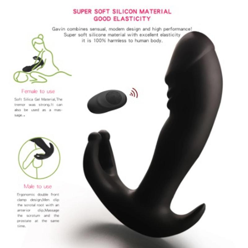 Neuer 10-Gang-G-Punkt-Vibrator, Prostata-Vibration, Analstimulation, großer Arsch, Plugging, Hodensack, Bondage-Stimulation, Sexspielzeug für Erwachsene