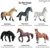 Kids' Cognitive Farm & Ranch Animal Models - Cow, Buffalo, Bison Desktop Toy Ornament