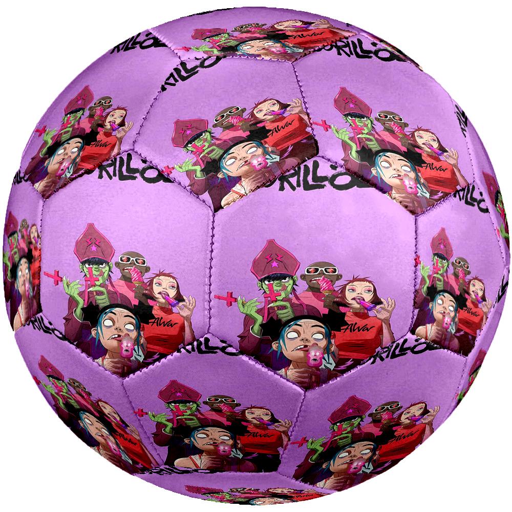 Gorillaz Theme Size 5 Soccer Ball, Suitable for Both Indoor and Outdoor Matches, a Gift Suitable for Everyone.