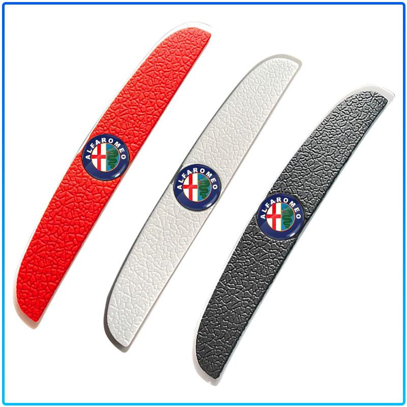 4 Peças Tira Anticolisão para Porta de Carro Adesivo de Proteção para Espelho Retrovisor Para Alfa Romeo 147 159 156 Giulietta Giulia Mito Spider Alpha Apoio de Cabeça
