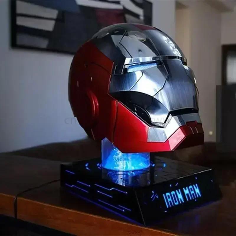 NEW Marvel Avengers 1/1 Iron Man Mk5 Helmet Wearable Automatic Voice-Activated Electric Open And Close Series Toy Birthday Gift