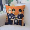 Haikyuus Anime Office Cushion Pillowcase Car Cushion Cover45X45CM Lumbar Pillowcase Sofa Pillowcover