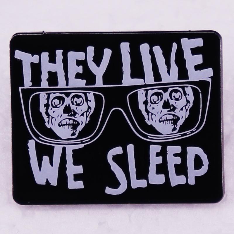 X-Ray Man Brooch: American Sci-Fi Comedy Horror Accessory