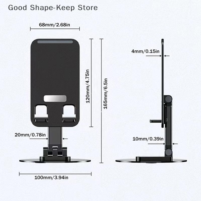 360° drehbarer faltbarer Desktop-Handyhalter tragbarer mobiler Ständer für Telefon faltbar faul universell Tablet