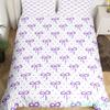 Bowknot Girlish Duvet Cover Cherry Cake Cartoon Bedding Set Cute Dots Love Heart Bow-tie Comforter Cover,Pink Kawaii Quilt Cover