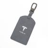 TCFJN1 1Pcs Suede Car Smart Remote Key Card Case Cover Protector Shell Holder Auto Keychain Accessories For Tesla Model 3 Model Y 2020