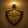 Templar Wooden Shield for Wall Décor and Cosplay Medieval Crusader Cross Shield for LARP, Role Play Reenactment