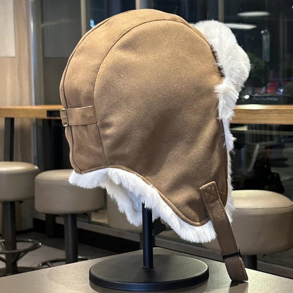 Hat Thick Warm Winter Hats for Men Women Fleece Fur Lined Beanie Hat Male Female Snow Ski Trapper Earflap Cap