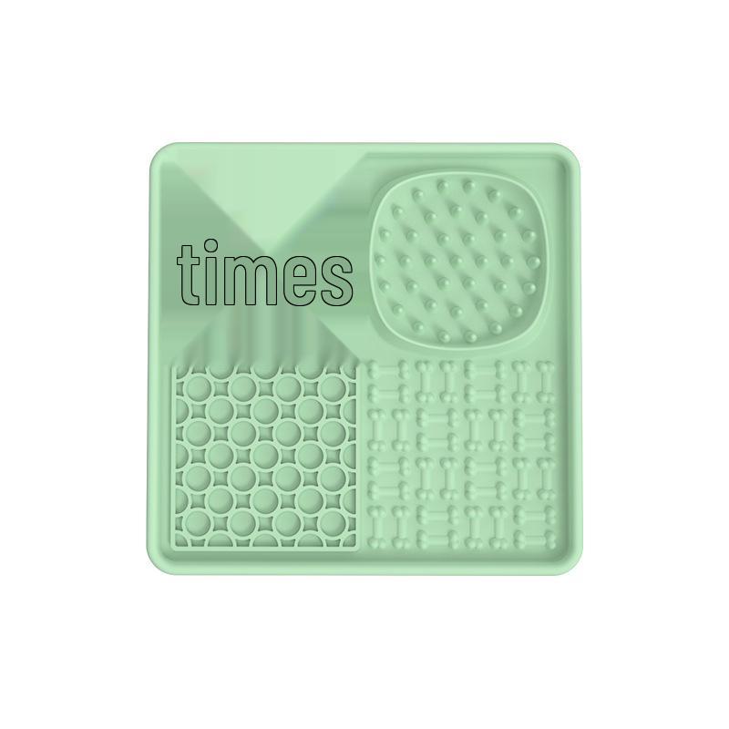 Tapete de Silicone para Lamber para Animais de Estimação Alimentador Lento para Cães com Ventosa