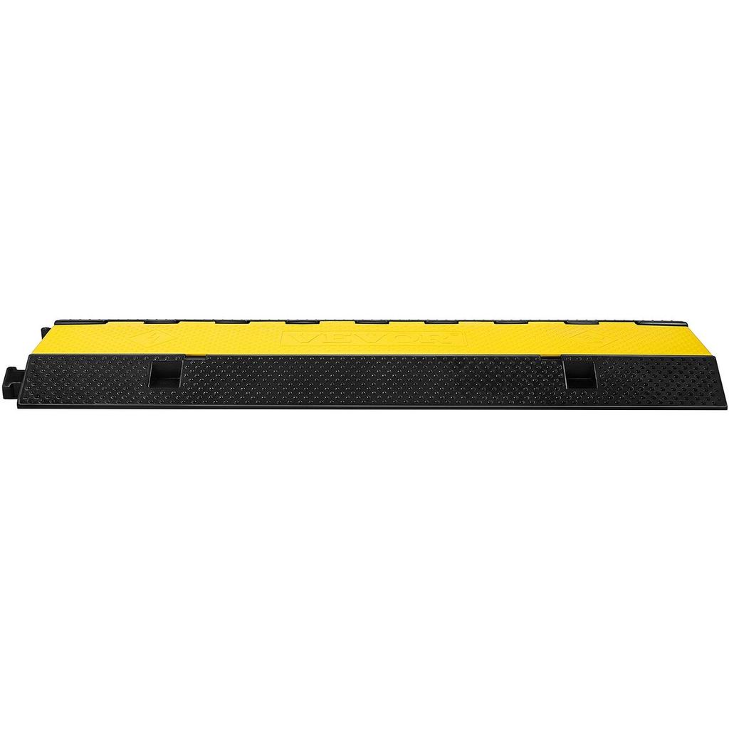 3 Channel Rubber Cable Protector Ramp 1.2 X 1.2 Inch Channel Heavy Duty Cable Wire Cord Cover Ramp Speed Bump Driveway Hose Cable Ramp Protector