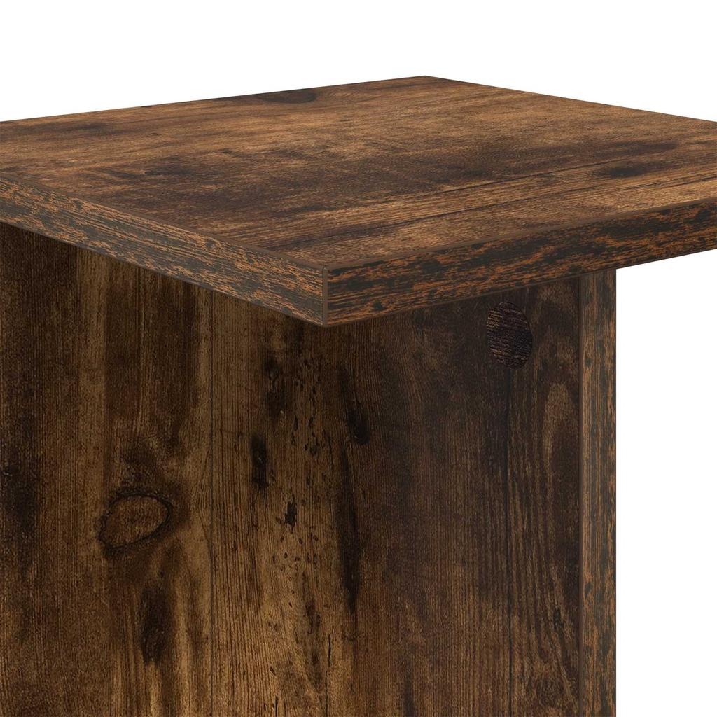 Plant Stand Smoked Oak 25 x 25.5 x 60.5 cm