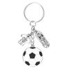 Football keyring set with Football keyring and Football keyring accessories for Football keyring themed events and gifts