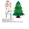 DIY Felt Christmas Tree for Toddlers Wall Hanging Christmas Tree Kit