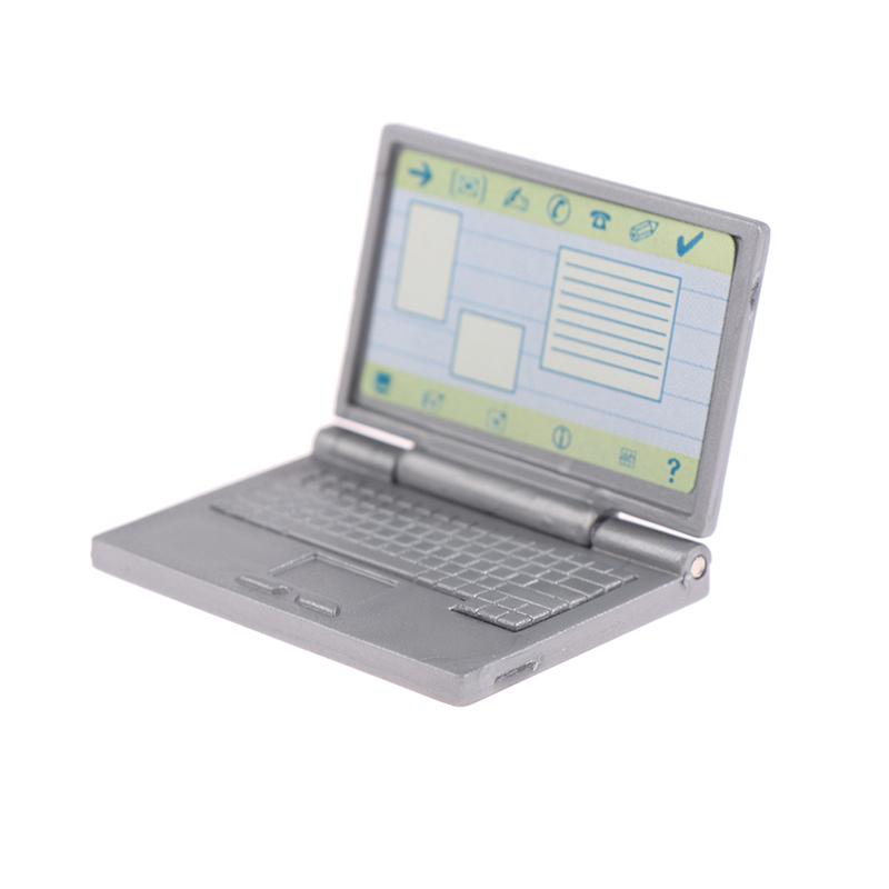 1/6 1/12 Scale Dollhouse Miniature Mobile Phone Tablet Computer for Doll House Furniture Accessories Toy