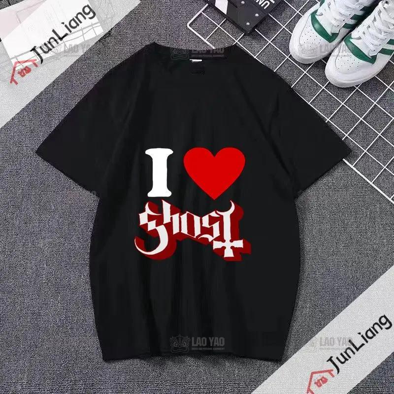 Ghost Band T-shirt Unisex's Hip Hop Graphic T-shirt Short Sleeve Casual O-neck T-shirt Band Fan T-shirt for Both Unisex and Unisex