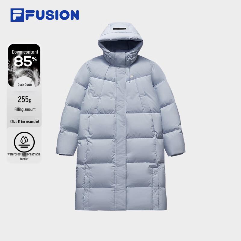 

FILA FUSION Women s Hooded Long Down Jacket M