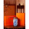 Jingdezhen Ceramic Tea Cup, Large Capacity Thermos Cup, Portable Cup with Lid, White Porcelain Portable Outdoor Cup