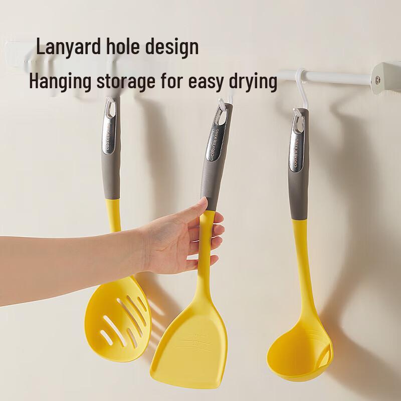 Chuidahuang 3-Piece Non-Scratch Silicone Utensil Set