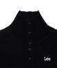 Lee Women'S High-Neck Collared Cardigan Black