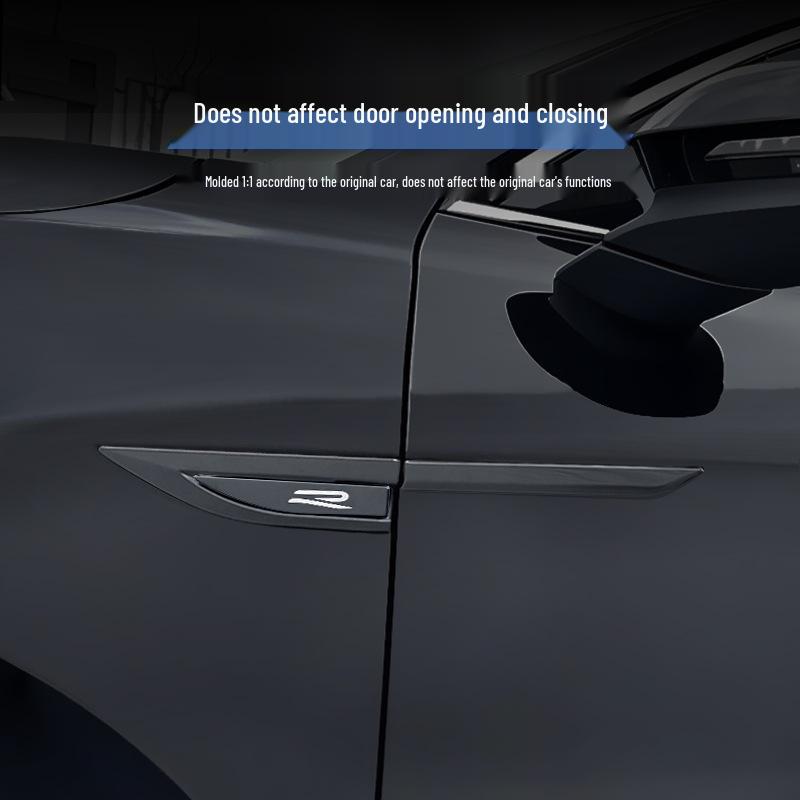 Magotan B9 Kotflügel Emblem 3D Edelstahl Dekorativer Aufkleber für Karosserie